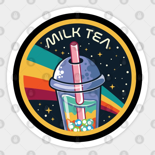 Milktea Space Delivery Sticker by spacedowl